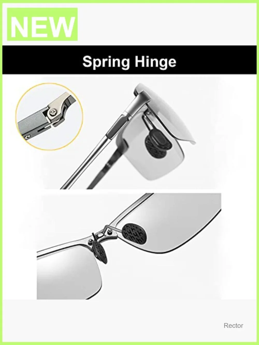 Polarized Photochromic Sunglasses Day Night Driving Safety Wrap Around